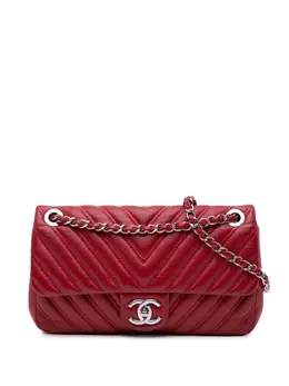 CHANEL Pre-Owned: Красная сумка через плечо 