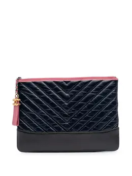 CHANEL Pre-Owned: Голубой клатч 