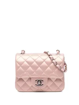 CHANEL Pre-Owned: Розовая сумка через плечо 