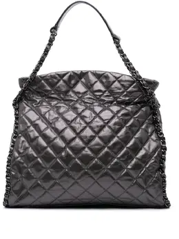 CHANEL Pre-Owned: Серая сумка 