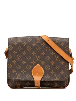 Louis Vuitton Pre-Owned: Коричневая сумка через плечо 