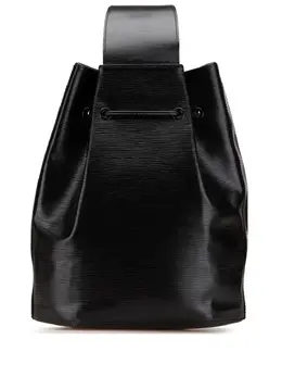 Louis Vuitton Pre-Owned: Чёрный рюкзак 