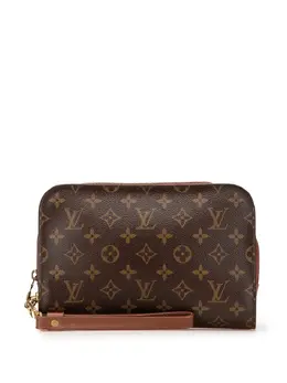 Louis Vuitton Pre-Owned: Коричневый клатч 