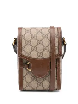 Gucci Pre-Owned: Коричневая сумка через плечо 