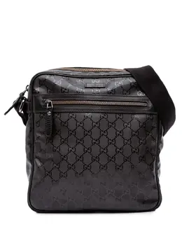 Gucci Pre-Owned: Чёрная сумка через плечо 
