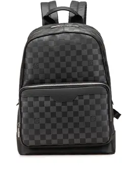 Louis Vuitton Pre-Owned: Чёрный рюкзак 