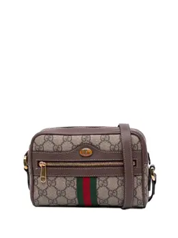 Gucci Pre-Owned: Коричневая сумка через плечо 