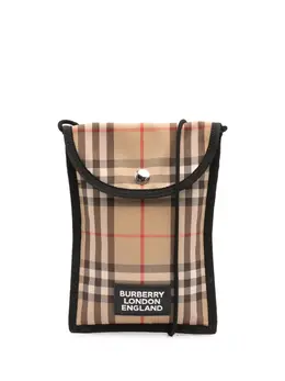 Burberry Pre-Owned: Коричневая сумка через плечо 
