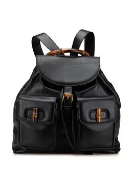 Gucci Pre-Owned: Чёрный рюкзак 