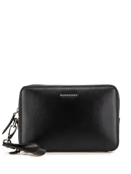 Burberry Pre-Owned: Чёрный клатч 