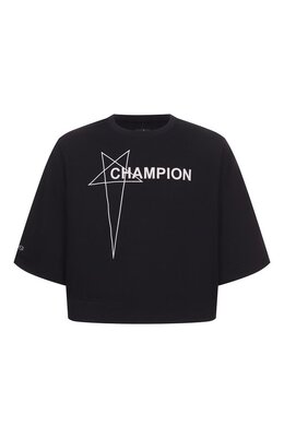 Rick Owens: Хлопковая футболка  Champion