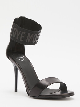 Love Moschino: Чёрные босоножки 