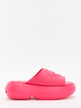 Love Moschino: Шлёпанцы 