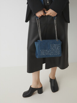Love Moschino: Синяя сумка 