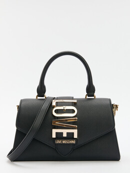 Love Moschino: Чёрная спортивная сумка 