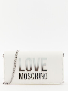 Love Moschino: Белый клатч 