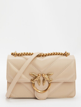 Pinko: Бежевая сумка 