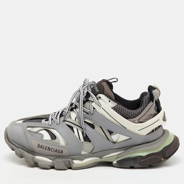 Balenciaga: Белые кроссовки  Track