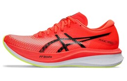 Asics: Оранжевые кроссовки 