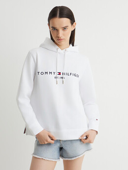 Tommy Hilfiger: Белая толстовка 