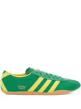 adidas: Зелёные кроссовки 