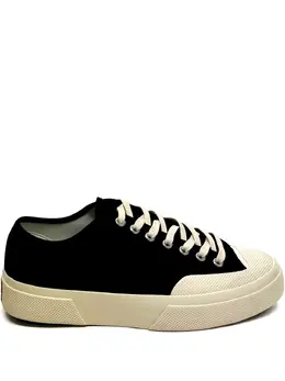 Superga: Чёрные кроссовки 