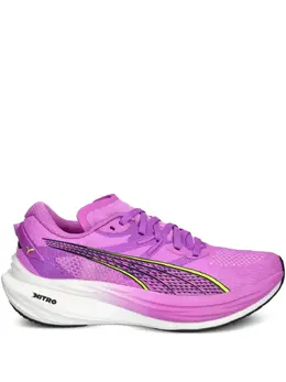PUMA: Фиолетовые кроссовки 