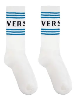 Versace: Белые носки 