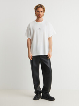 Mm6 Maison Margiela: Белая футболка 