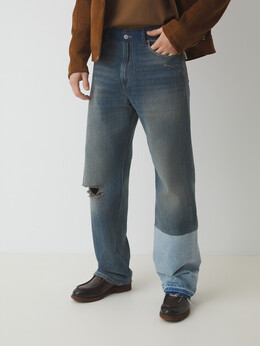 Mm6 Maison Margiela: Синие джинсы 