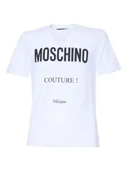 Moschino: Футболка с принтом 