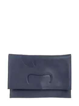 Maison Margiela: Голубой клатч  Tabi