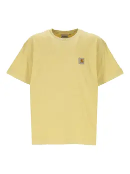 Carhartt WIP: Жёлтая футболка  Nelson