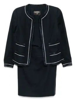 CHANEL Pre-Owned: Синяя юбка 
