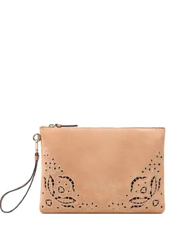 Jimmy Choo: Бежевый клатч 