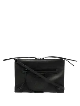 Balenciaga: Чёрный клатч 