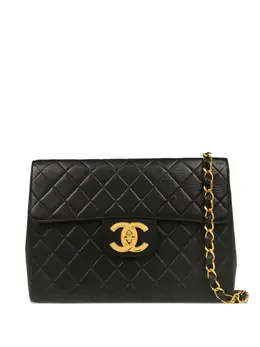 CHANEL Pre-Owned: Чёрная сумка 