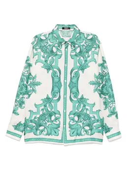 Versace: Рубашка  Barocco на пуговицах