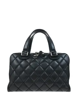 CHANEL Pre-Owned: Чёрная сумка 