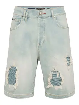 Philipp Plein: Рваные шорты 