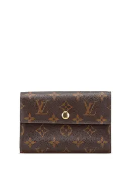 Louis Vuitton Pre-Owned: Коричневый кошелёк 