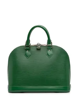 Louis Vuitton Pre-Owned: Зелёная сумка 