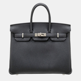 Hermes: Чёрная сумка  Birkin 25