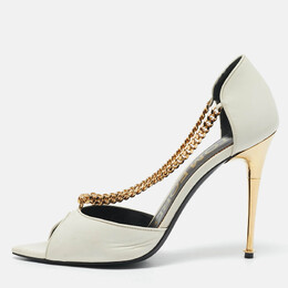 Tom Ford: Белые босоножки  Chain
