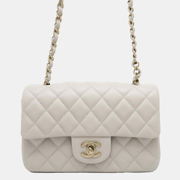 Chanel: Серая сумка 