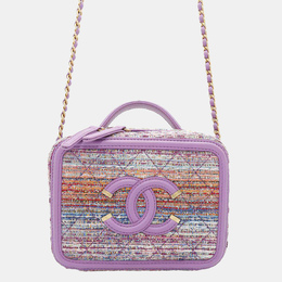 Chanel: Фиолетовая сумка 