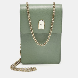 Furla: Зелёная сумка через плечо 