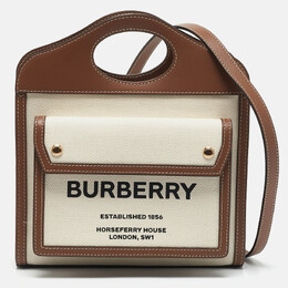 Burberry: Коричневая сумка  Pocket