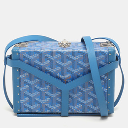 Goyard: Голубая сумка 