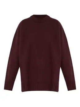 Jil Sander: Красный свитер 